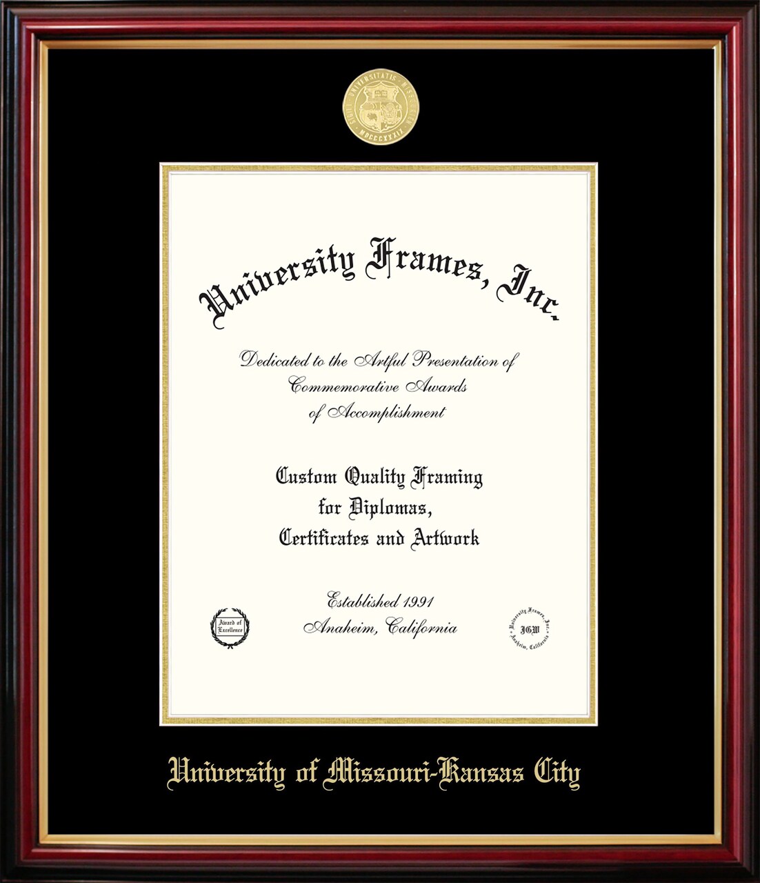 University of Missouri, Kansas City Petite Diploma Frame